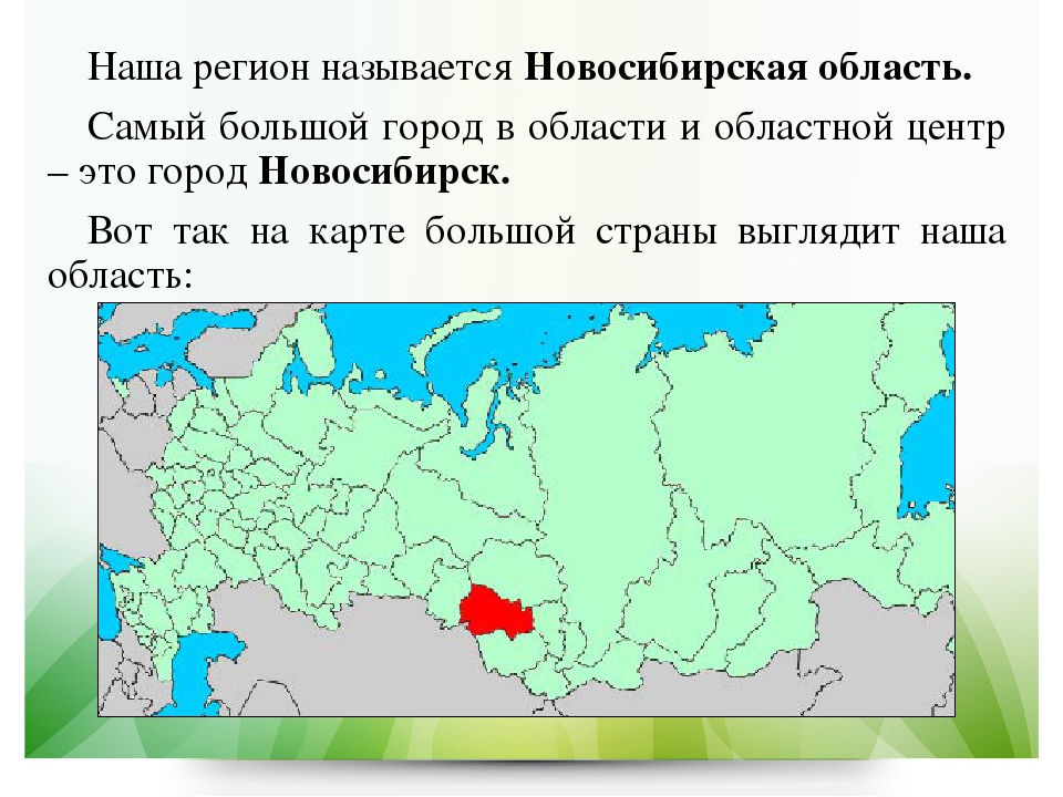 Чем известен регион новосибирской области