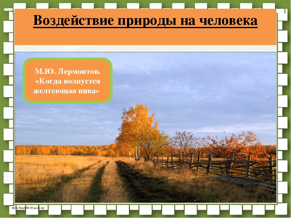 Воздействие природы на человека сочинение егэ. Примеры влияния природы на человека ЕГЭ.