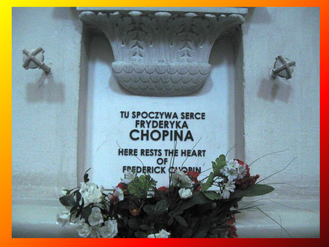Похороненный шопен. Церковь Святого Креста в Варшаве сердце Шопена. Могила Шопена в Варшаве. Шопен сердце в церкви Святого Креста.