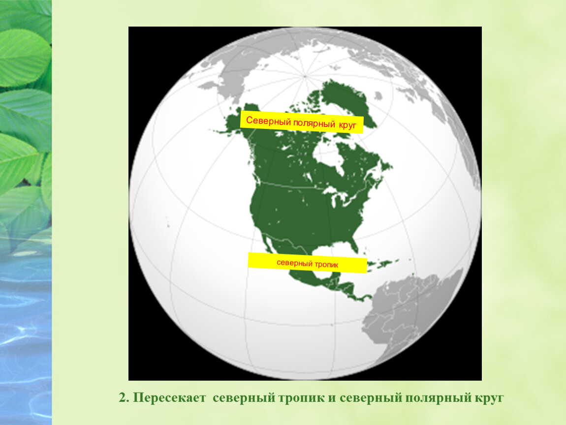 Какие полярные круги пересекают африку