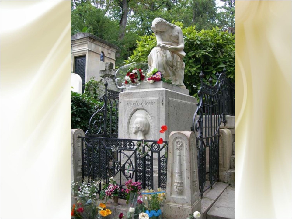 Похороненный шопен. Фредерик Шопен могила. Могила Шопена в Париже. Фредерик Шопен смерть.