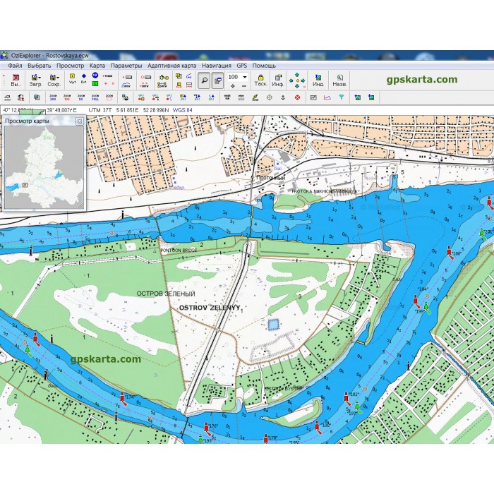 Показать карту дона. Карта глубин река Дон Ростов.