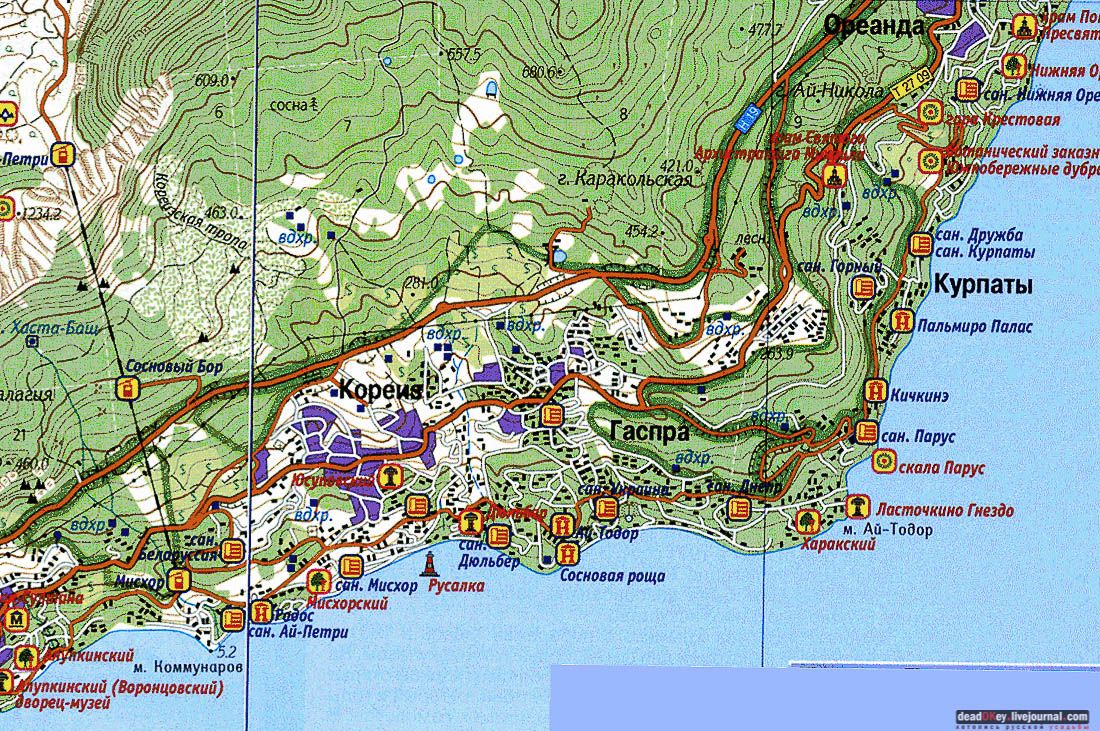 Карта ялты. Мисхор на карте Крыма. Мисхор, Ялта на карте. Мисхор Кореиз Гаспра. Карта Крыма Мисхор Кореиз.