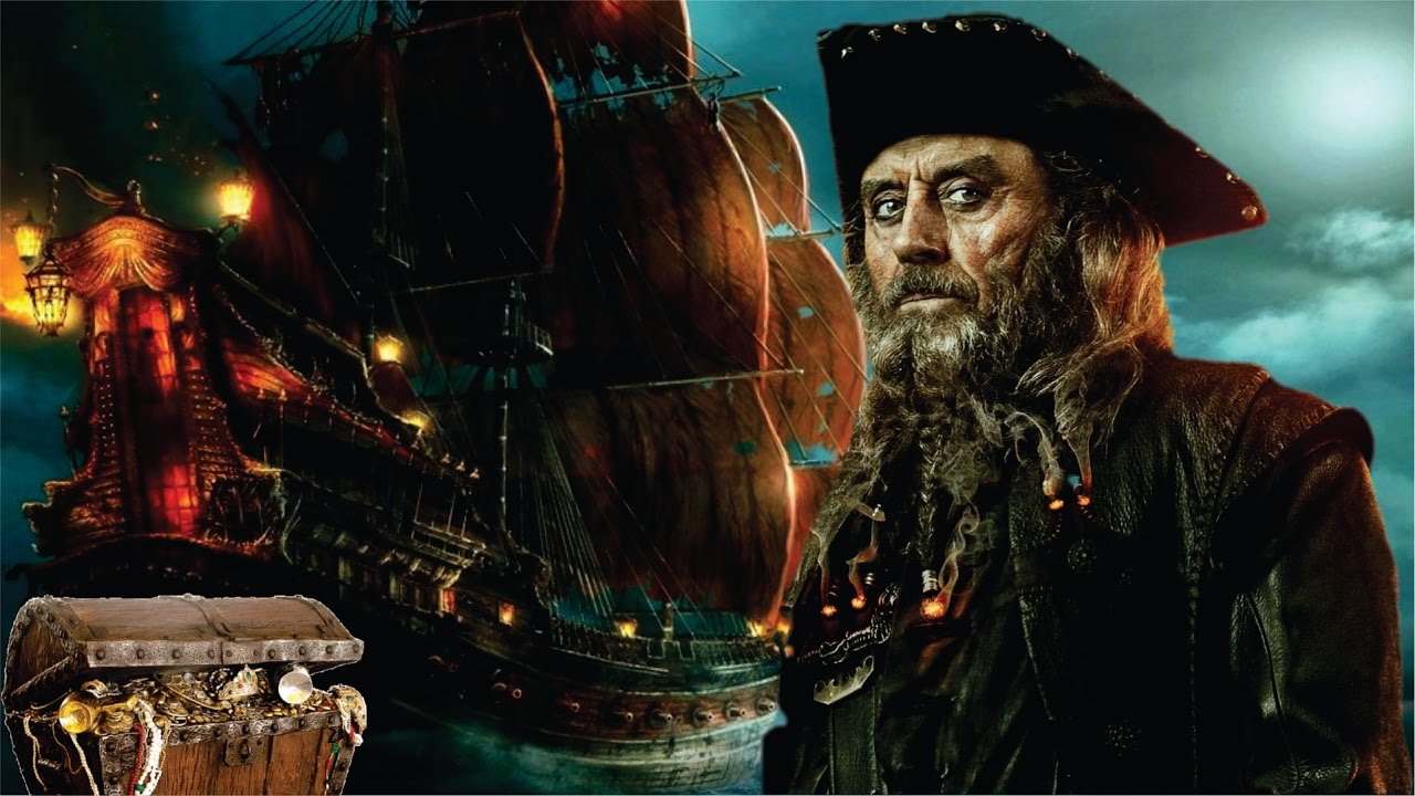 Черная про пиратов. Пират черная борода пираты Карибского моря.