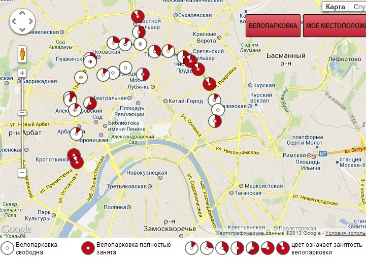 Карта достопримечательностей москвы со станциями метро