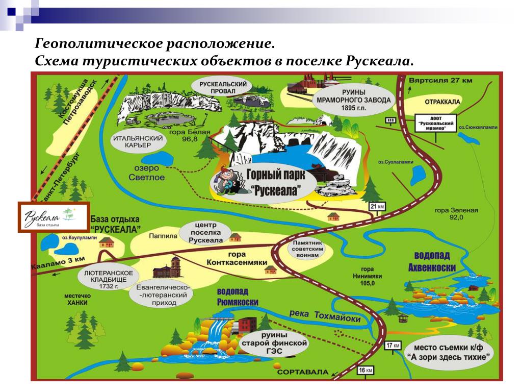 Объект маршрута. Карта горного парка Рускеала Карелия. План горного парка Рускеала. Схема горного парка Рускеала. Горный парк Рускеала на карте.