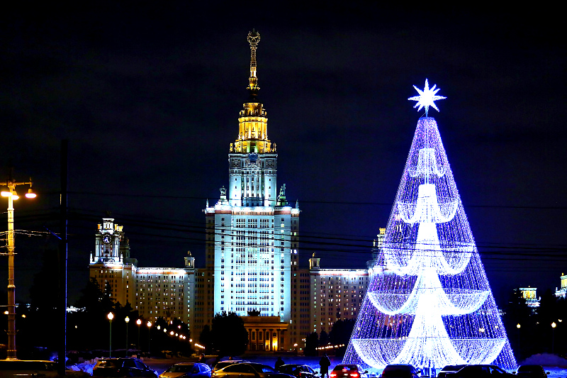 До какого числа в москве новогодняя иллюминация