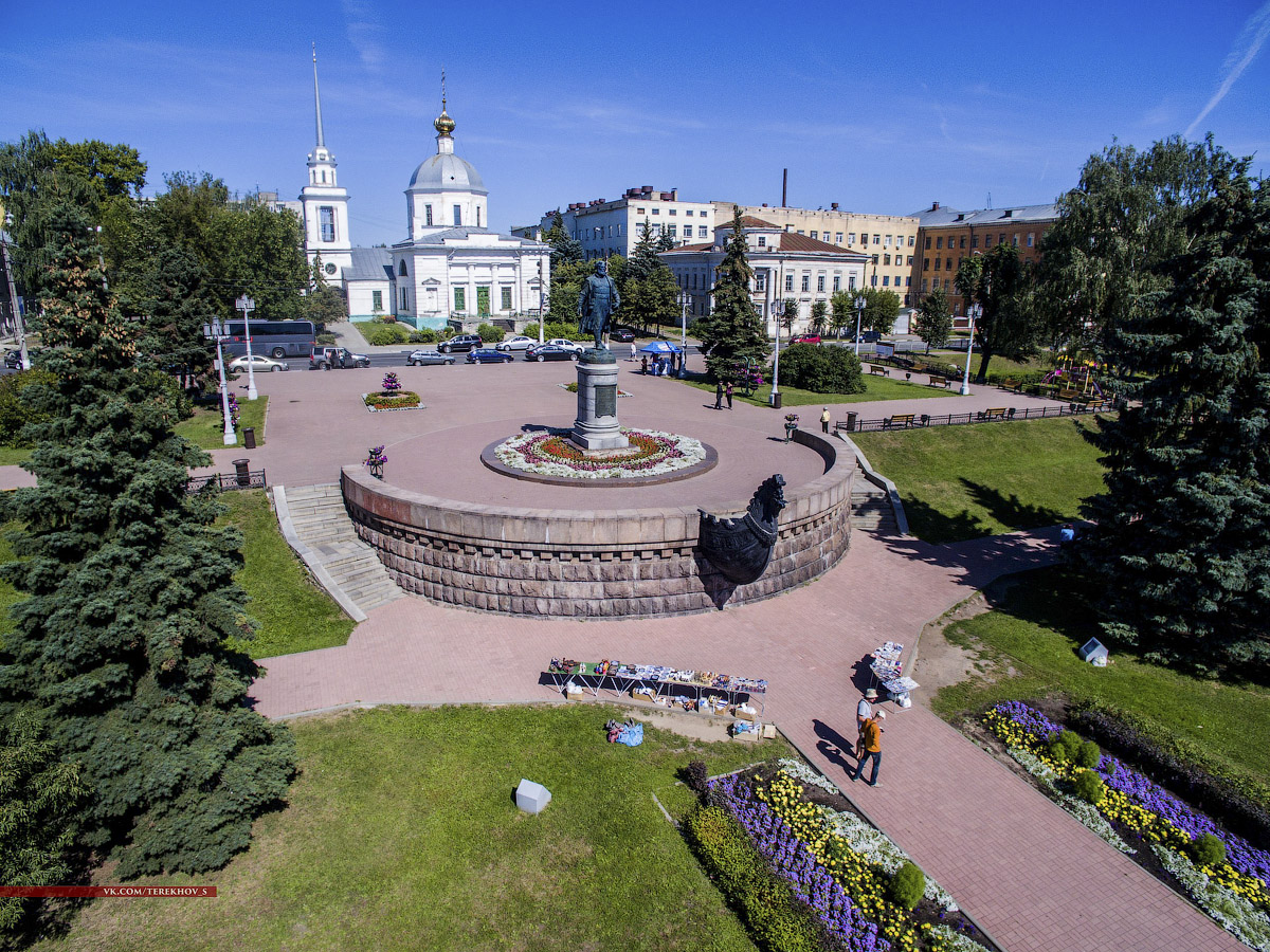 Erkc tver. Версальский трезубец Тверь. Город Тверь. Тверь центр города.