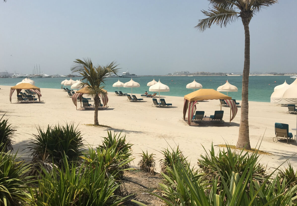 Пляж при отеле One&Only Royal Mirage Resort Dubai at Jumeirah Beach