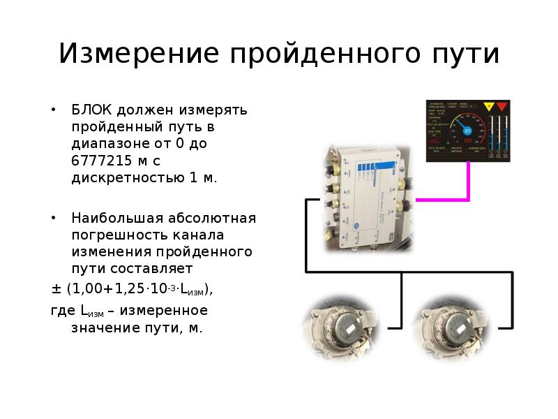 Пройденный путь прибор