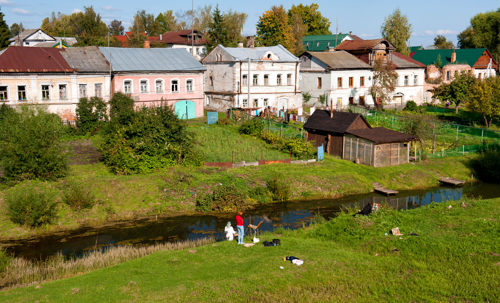 Красивое село богатое. Современная Российская деревня.