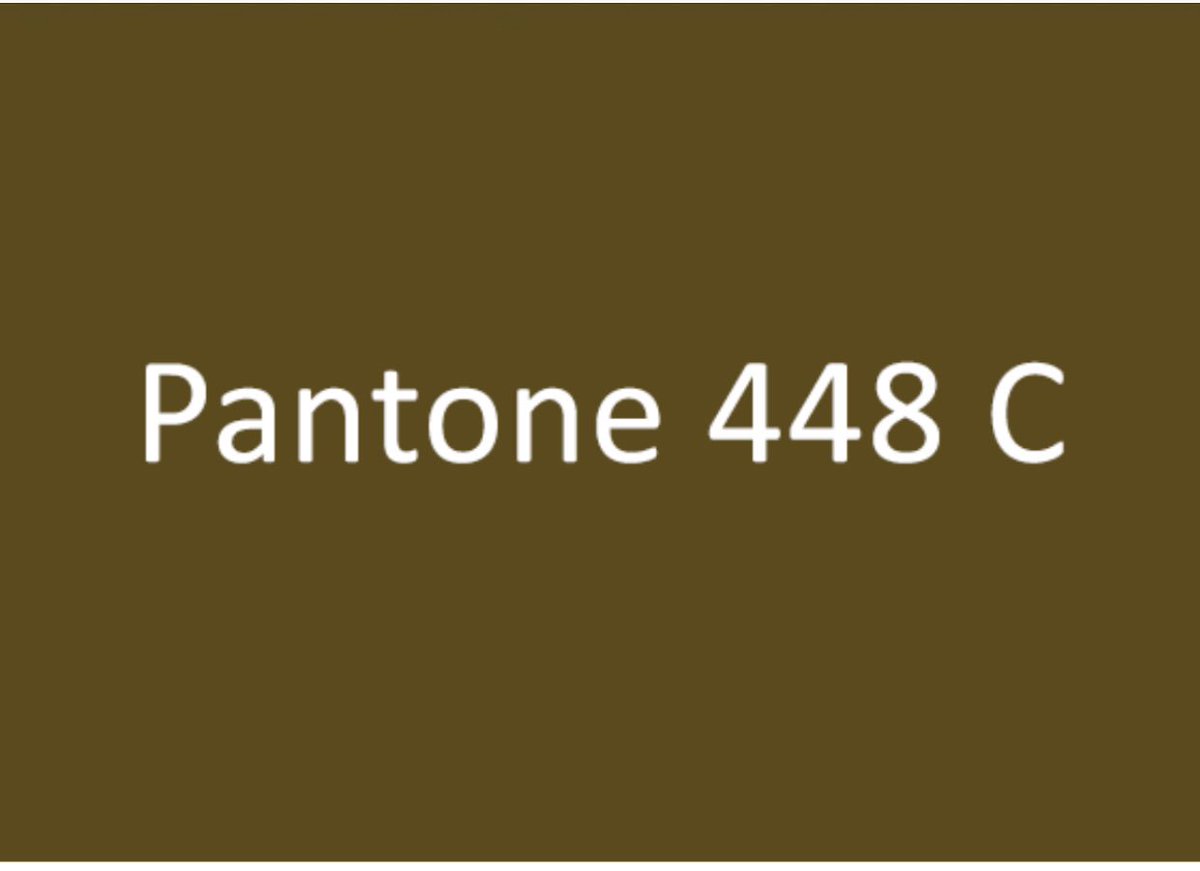 Плохой цвет. Самый неприятный цвет Pantone 448c. Самый отвратительный цвет. Pantone 448 c.