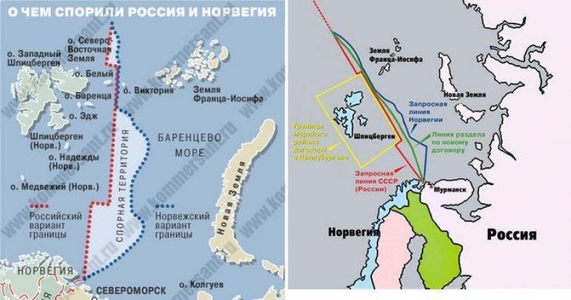 Баренцево море отдали норвегии. Территория Баренцева моря отданная Норвегии. Спорные территории России и Норвегии. Акватория Баренцева моря отданная Норвегии. Граница в Баренцевом море между Россией и Норвегией.