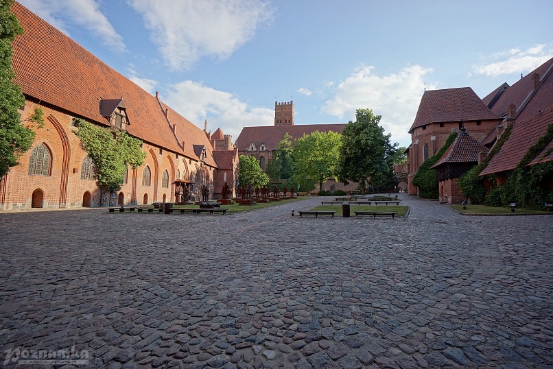 Замок Тевтонского ордена в Мальборке (Мариенбург), Мальборкский замок. Польша.