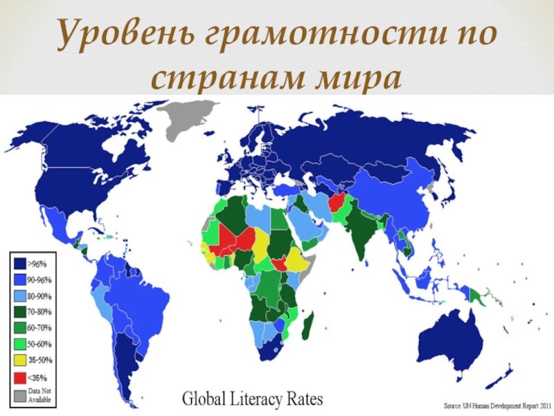 Сколько стран на карте. Карта грамотности населения мира. Уровень грамотности. Уровень грамотности населения. Грамотность по странам.