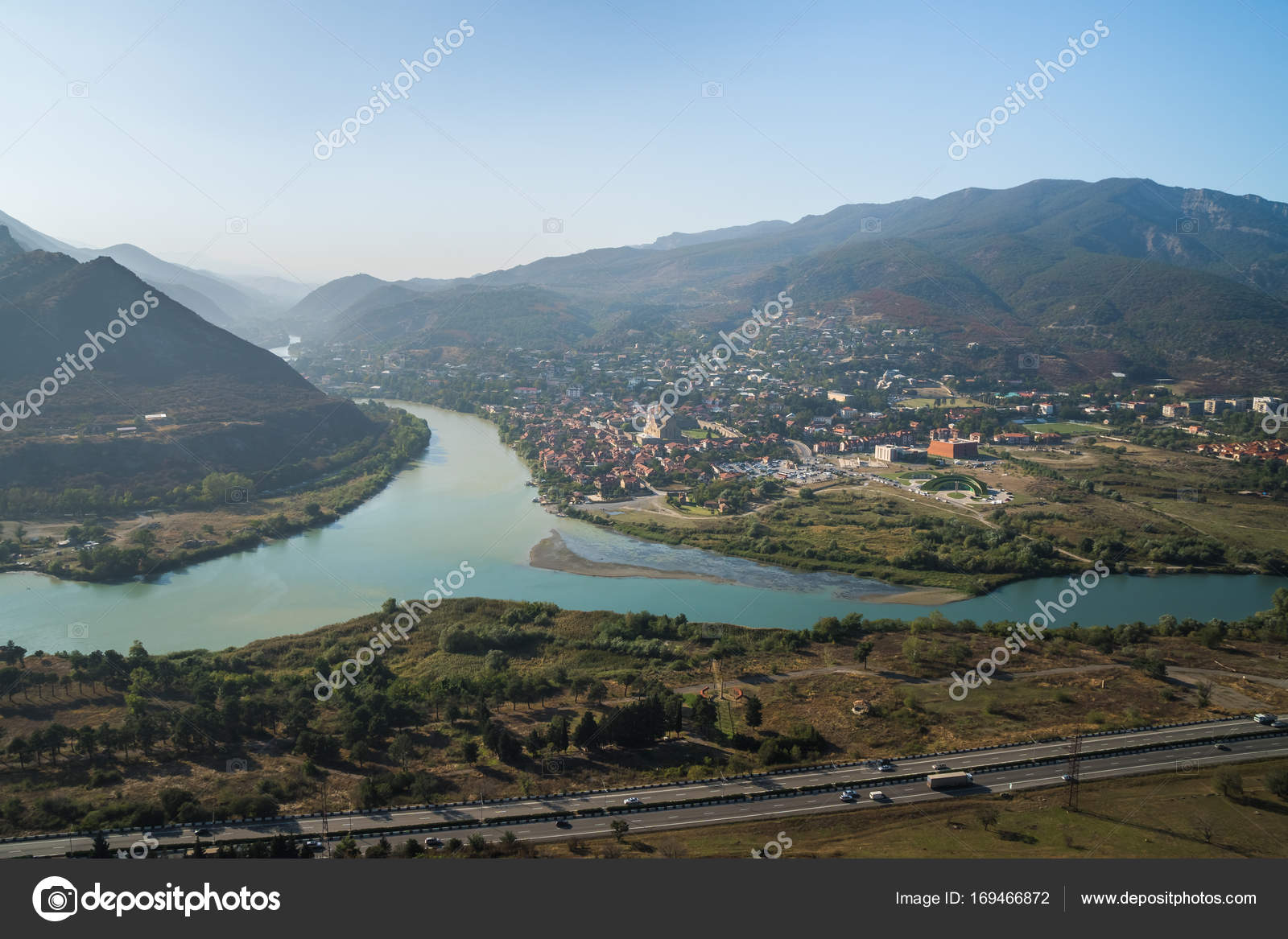 depositphotos 169466872 stock photo the top view of mtskheta