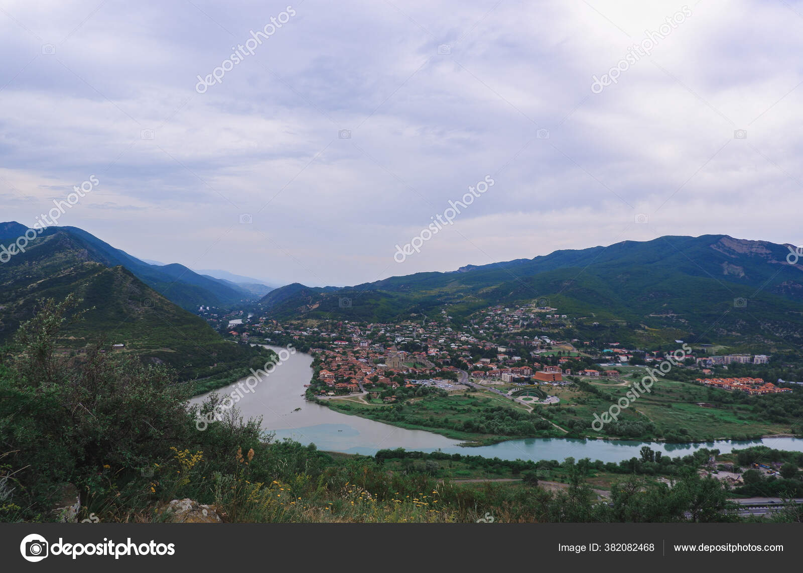 depositphotos 382082468 stock photo kura aragvi mtskheta travel sights