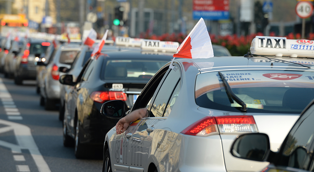 Автомобили Польши ну улице