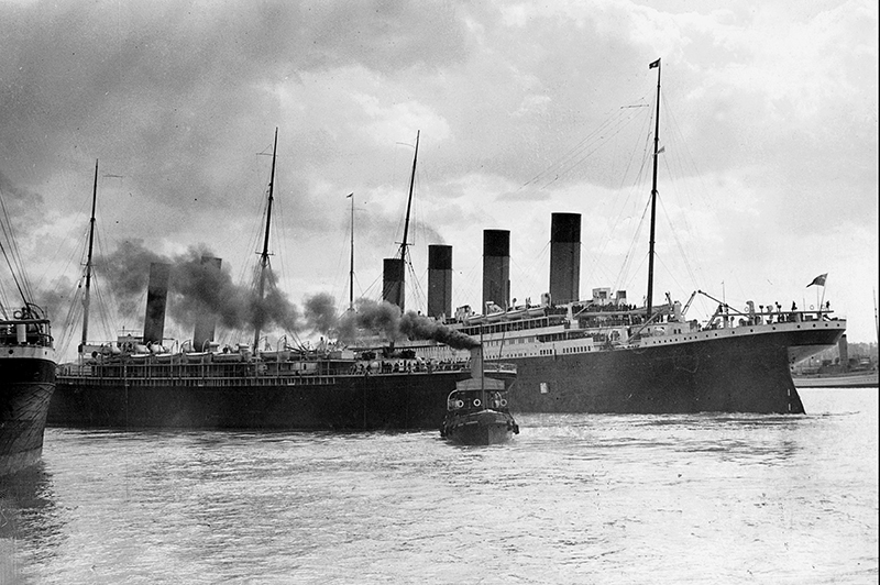 Интерьер веранды для пассажиров первого класса Титаника 