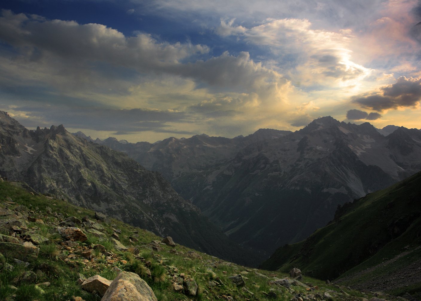 Кавказ пейзаж Эльбрус Ингушетия
