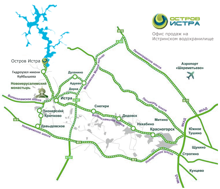 Истра карта города с улицами московской области