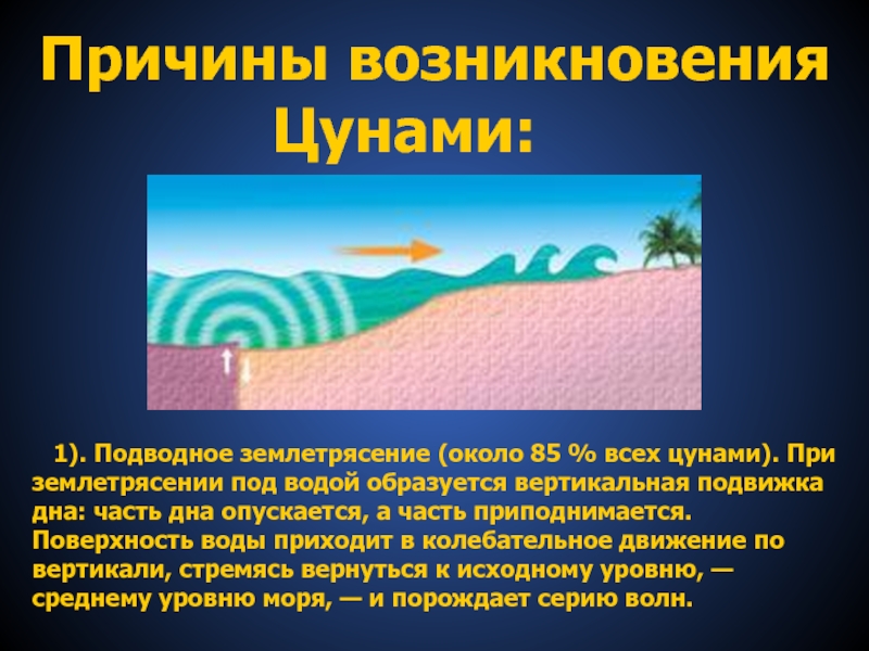 В каком океане зарождается цунами. Причины возникновения ЦУНАМИ. ЦУНАМИ подводное землетрясение. Причины образования ЦУНАМИ. ЦУНАМИ вызванное землетрясением.