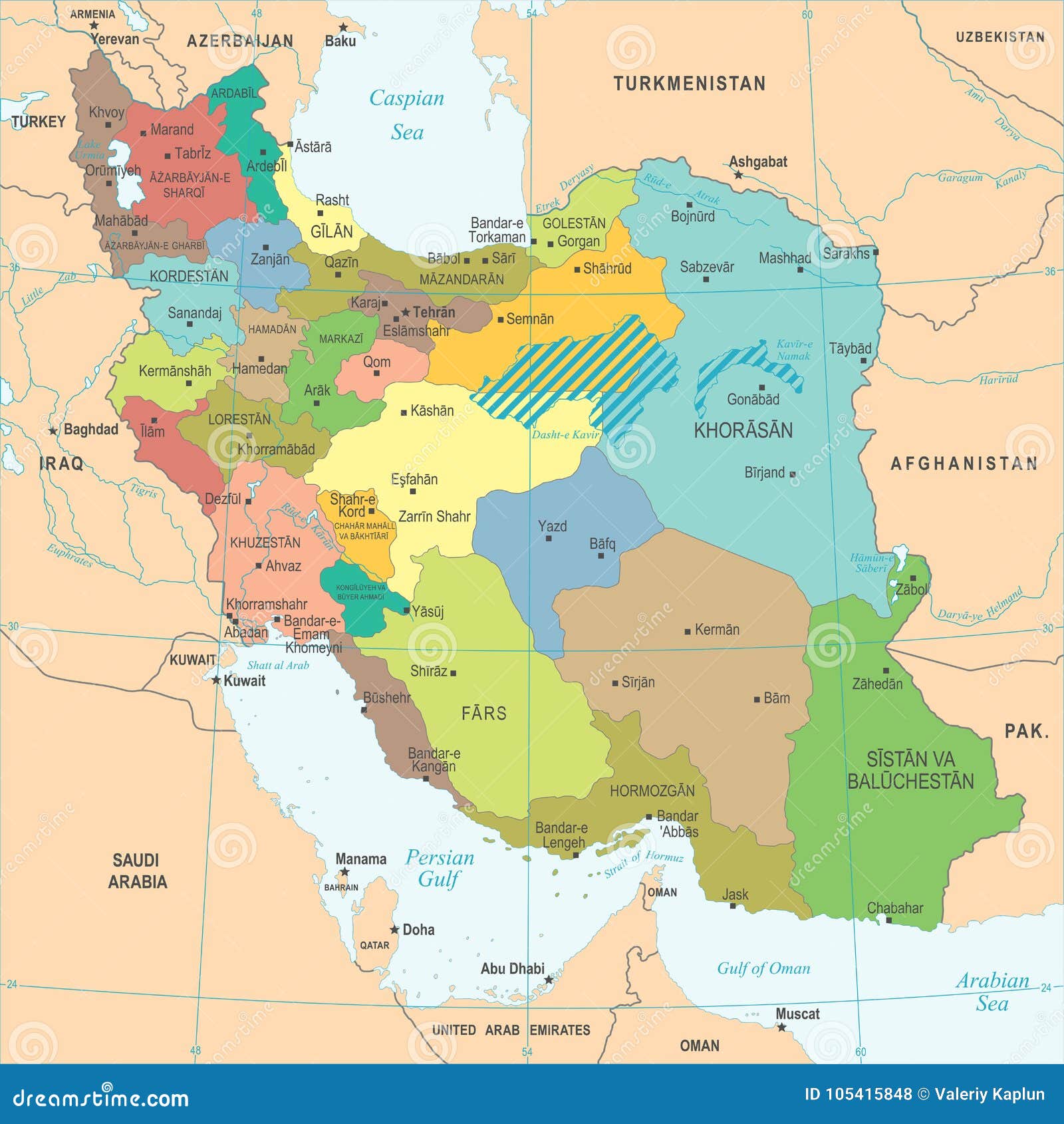 Площадь ирана в кв км. Иран политическая карта. Карта Ирана с соседними. Иран границы на карте. Иран на политической карте Евразии.