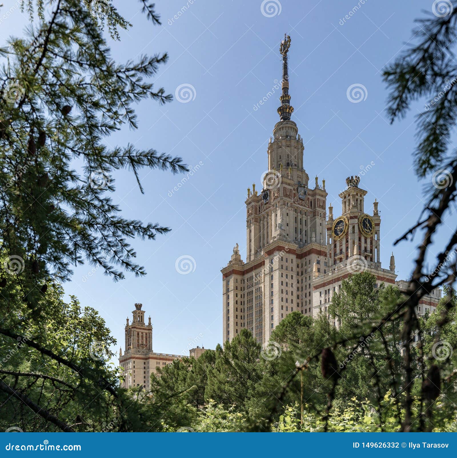 moscow state university named m v lomonosov main building msu territory education russia landmark 149626332