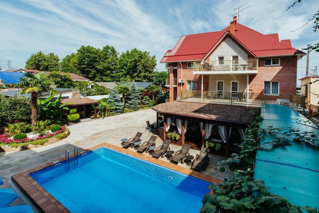 Гостевые дома краснодарского края с бассейном