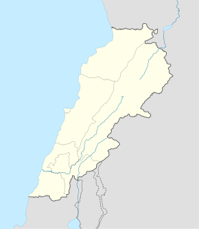 Бейрут на карте