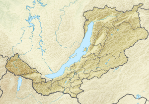 Байкал. Карта розташування: Бурятія