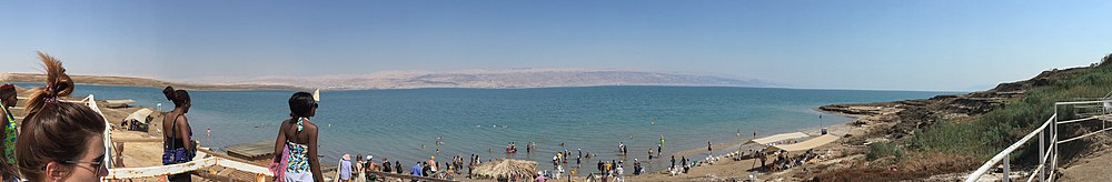 Панорама Мёртвого моря в северной части