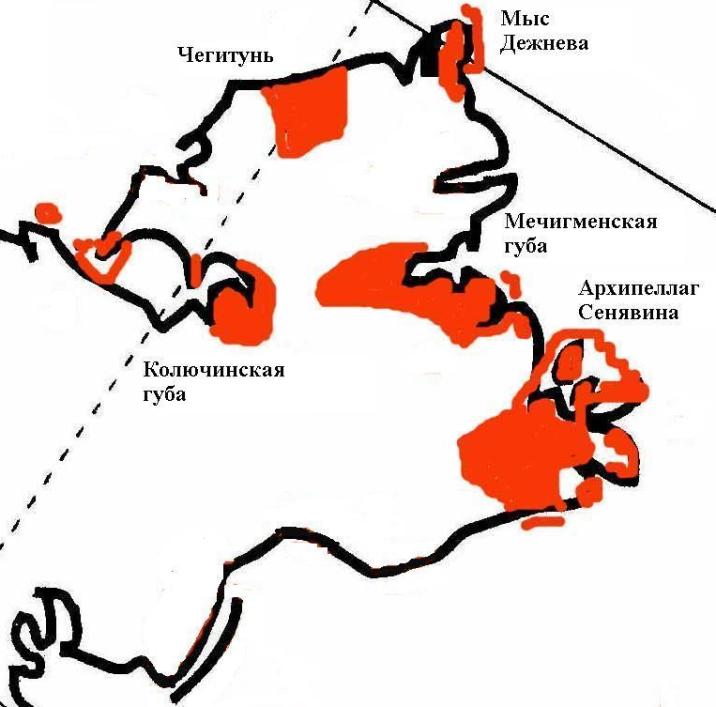 Карта жителя чукотки