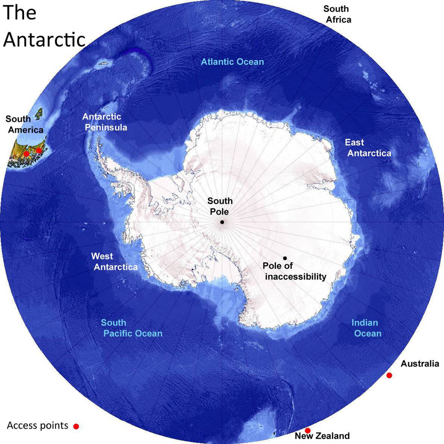 Океаны которые омывают антарктиду. Южный полюс Антарктида. Южный полюс на карте Антарктиды.