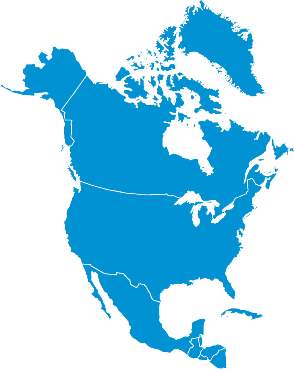 Сайты северная америка. Северная Америка материк. Геоконтур Северной Америки. Контур материка Северная Америка. Континент Северная Америка на карте.
