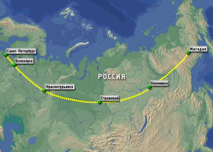 Северная широта новосибирска