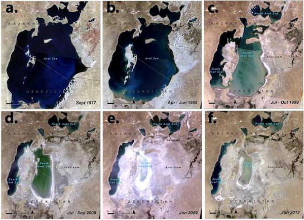 Почему Аральское море высыхает краткое содержание